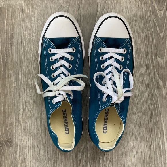 dark teal converse